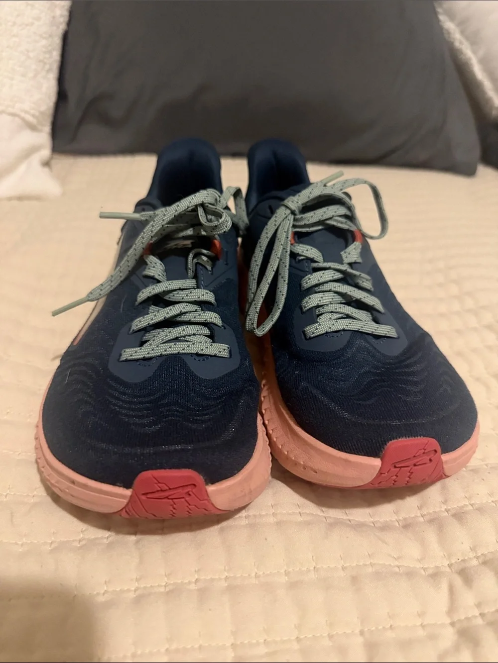 Altra Navy Blue and Pink Women's Athletic Shoes